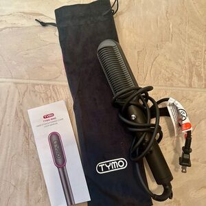 Hair Straightening Comb - Black- TYMO